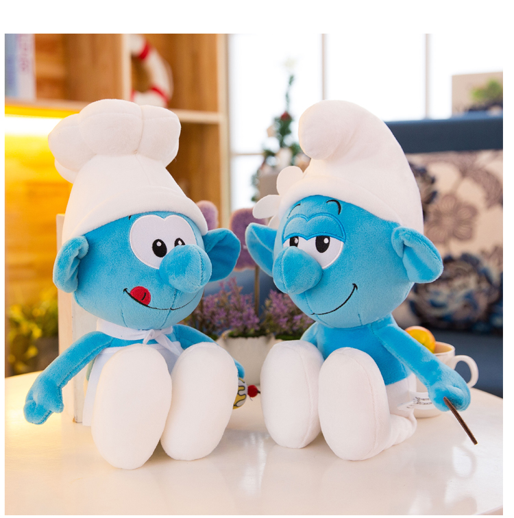 Blue Elf Doll Doll Plush Toy Cartoon Anime Ragdoll Blue Sister Smurfs