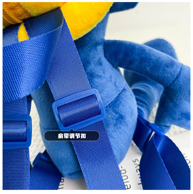 Smurfs Cartoon Plush Bag Blue Elf Backpack Autumn and Winter New Cute Doll Children's Doll Bag Coin Purse for Women