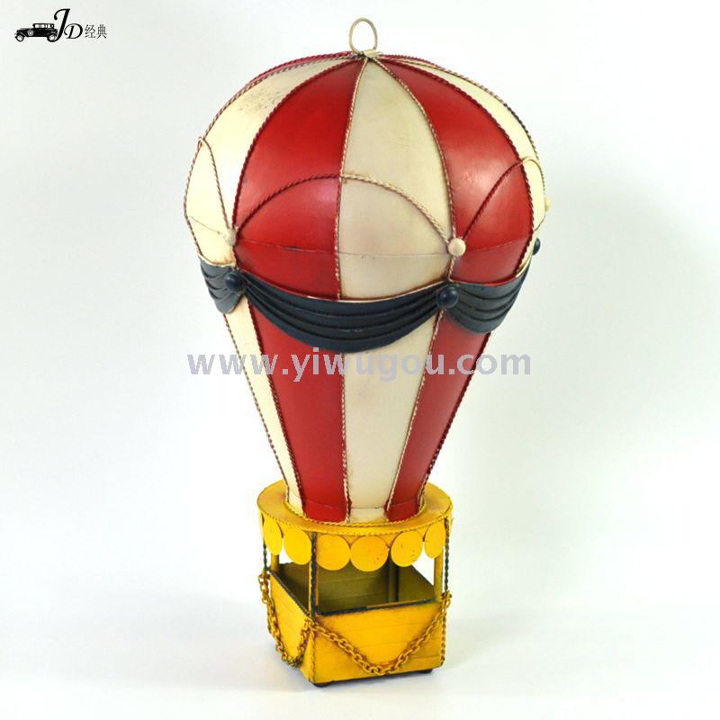 Antique tin decorative model for the 18th century French hot-air balloon bar western restaurant hanging home decoration