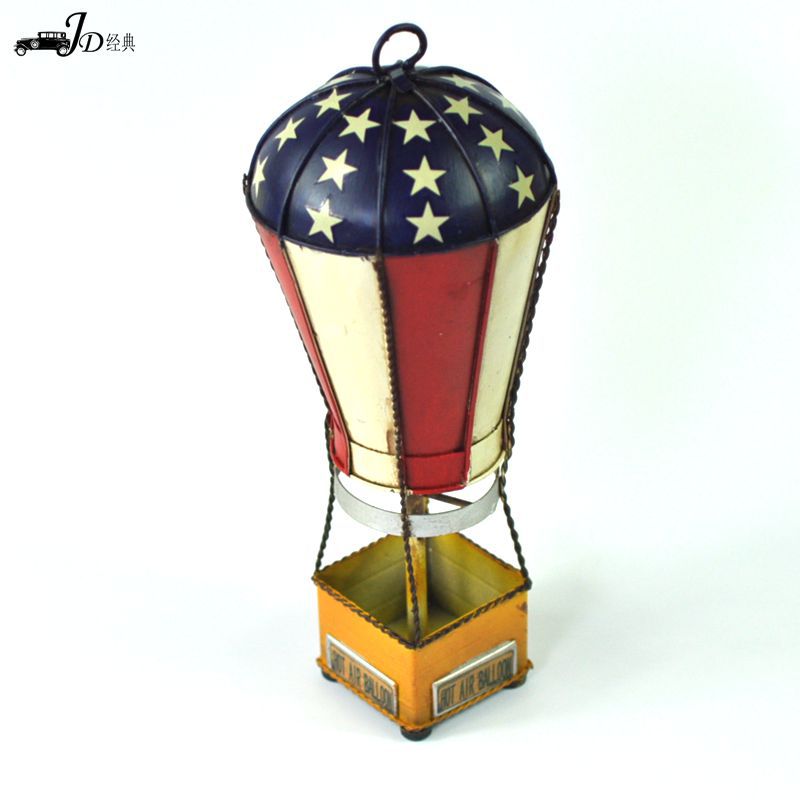 Antique tin decorative model for the 18th century French hot-air balloon bar western restaurant hanging home decoration