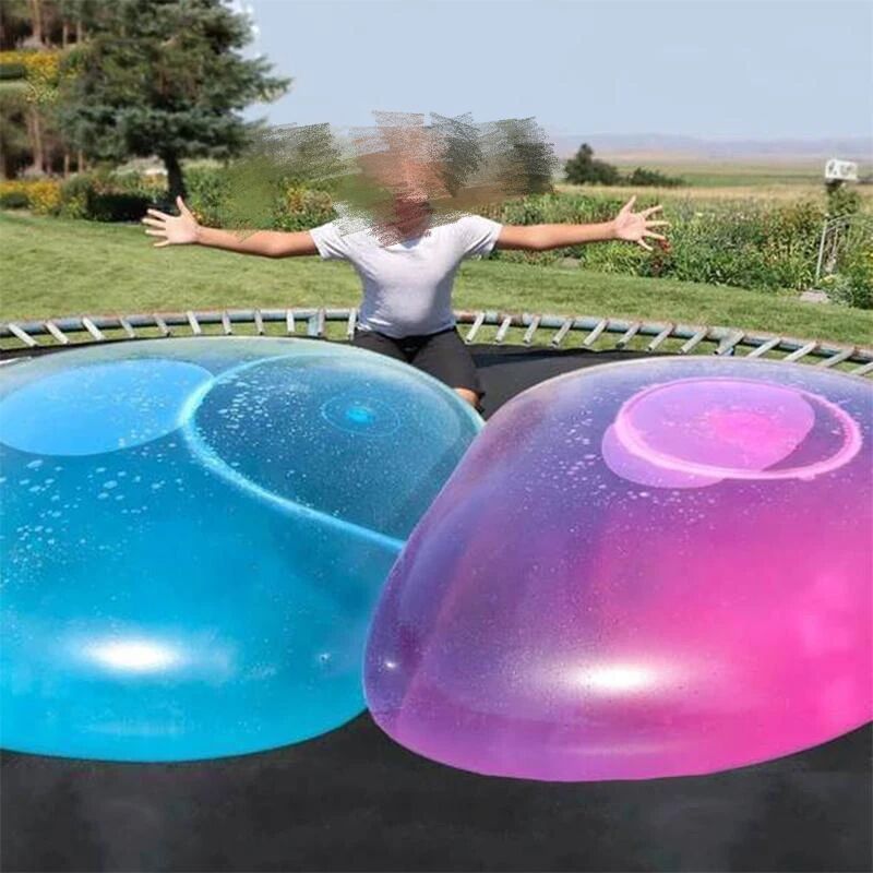 Cross-Border Hot Selling TPR Inflatable Bubble Ball Soft Glue Large Light Elastic Air Balloon Children&#039;s Super Large Inflatable Ball Toys