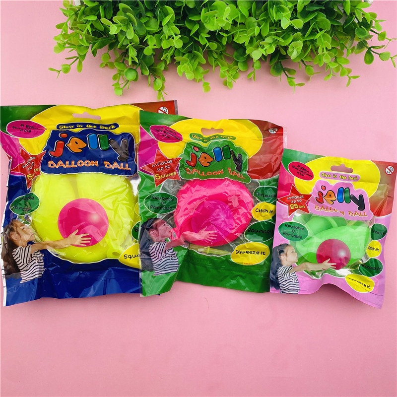 Cross-Border Hot Selling TPR Inflatable Bubble Ball Soft Glue Large Light Elastic Air Balloon Children&#039;s Super Large Inflatable Ball Toys