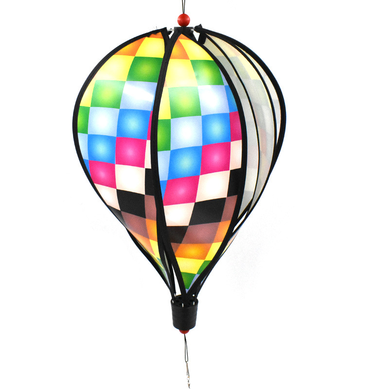 Outdoor Hanging Rainbow Hot Air Balloon Rotating Colorful Wind Bar Scenic Spot Windmill Festival Kindergarten Decorations Arrangement Ornaments Outdoor Hanging Rainbow Hot Air Balloon Rotating Colorful Wind Bar Scenic Spot Windmill Festival Kindergarten Decorations Arrangement Ornaments