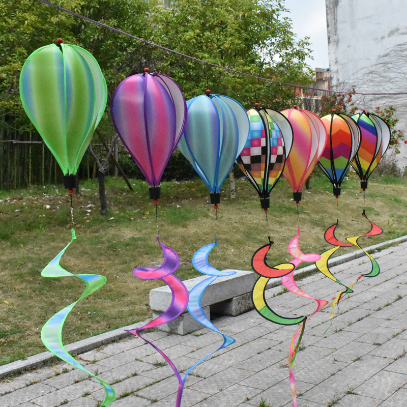 Outdoor Hanging Rainbow Hot Air Balloon Rotating Colorful Wind Bar Scenic Spot Windmill Festival Kindergarten Decorations Arrangement Ornaments Outdoor Hanging Rainbow Hot Air Balloon Rotating Colorful Wind Bar Scenic Spot Windmill Festival Kindergarten Decorations Arrangement Ornaments