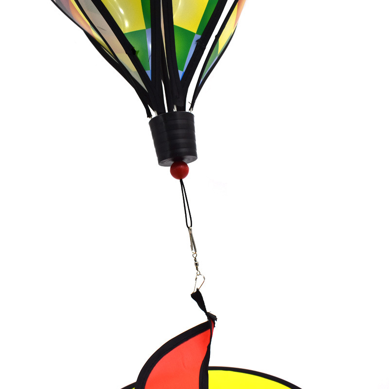 Outdoor Hanging Rainbow Hot Air Balloon Rotating Colorful Wind Bar Scenic Spot Windmill Festival Kindergarten Decorations Arrangement Ornaments Outdoor Hanging Rainbow Hot Air Balloon Rotating Colorful Wind Bar Scenic Spot Windmill Festival Kindergarten Decorations Arrangement Ornaments