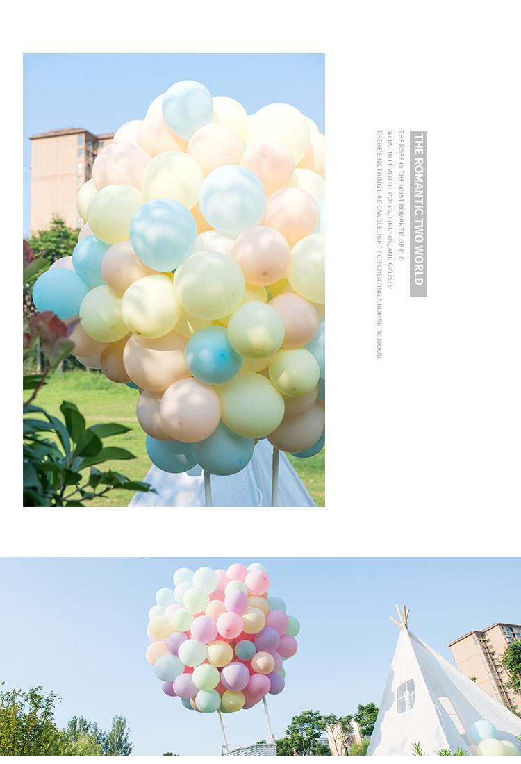 Hot Air Balloon Ins Hot Air Balloon Modeling Basket Macaron Balloon Romantic Proposal Declaration Birthday Decoration