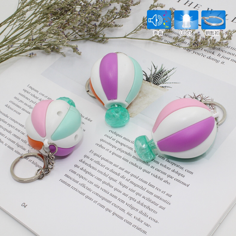 Yongyi Toys Keychain Hot Air Balloon Led Sound Luminous Keychain Pendant Crafts Creative Gift Hanging Machine Yongyi Toys Keychain Hot Air Balloon Led Sound Luminous Keychain Pendant Crafts Creative Gift Hanging Machine