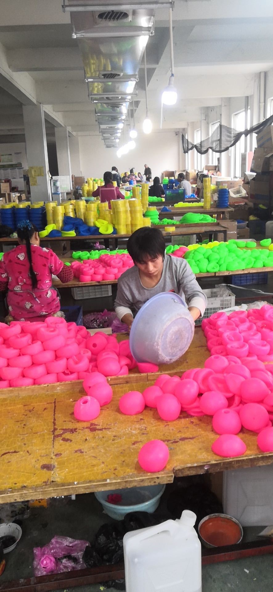 Cross-Border Hot Selling Bubble Ball Oversized Air Balloon Mouth Blowing Bubble Ball TPR Blowing Balloon Big Light Ball