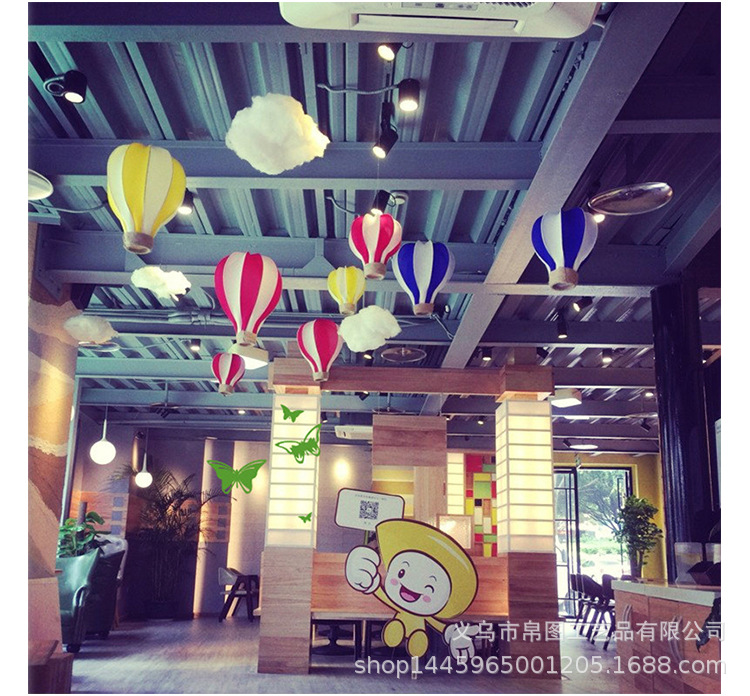 Summer Colorful Silk Screen Hot Air Balloon Decoration Wedding Window Art Gallery Car 4S Shop Hot Air Balloon Summer Colorful Silk Screen Hot Air Balloon Decoration Wedding Window Art Gallery Car 4S Shop Hot Air Balloon