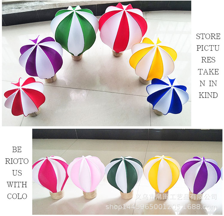 Summer Colorful Silk Screen Hot Air Balloon Decoration Wedding Window Art Gallery Car 4S Shop Hot Air Balloon Summer Colorful Silk Screen Hot Air Balloon Decoration Wedding Window Art Gallery Car 4S Shop Hot Air Balloon