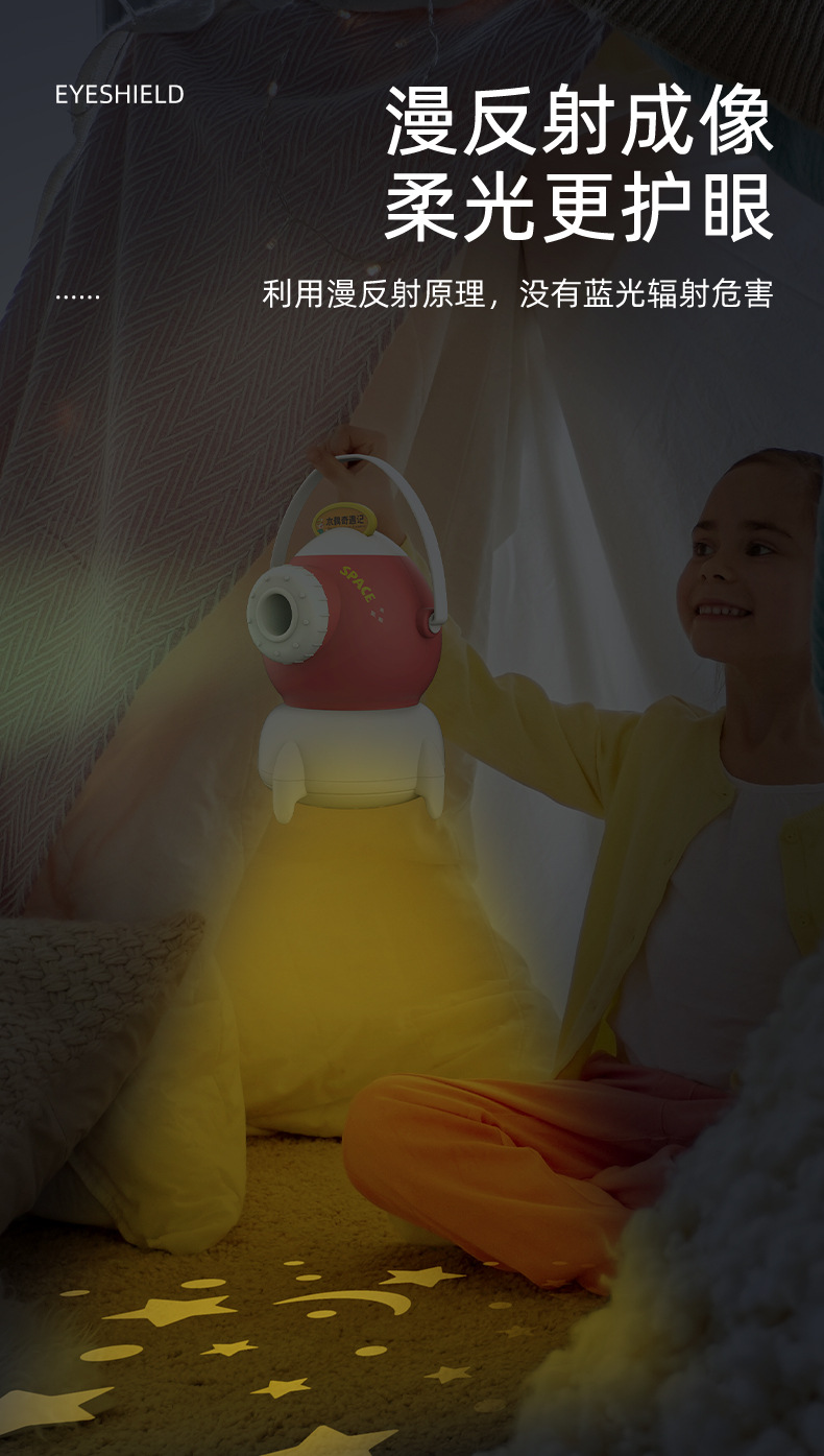 Children's Day Gift Sound Story Machine Projector Starry Sky Night Light Children's Electronic Luminous Story Machine