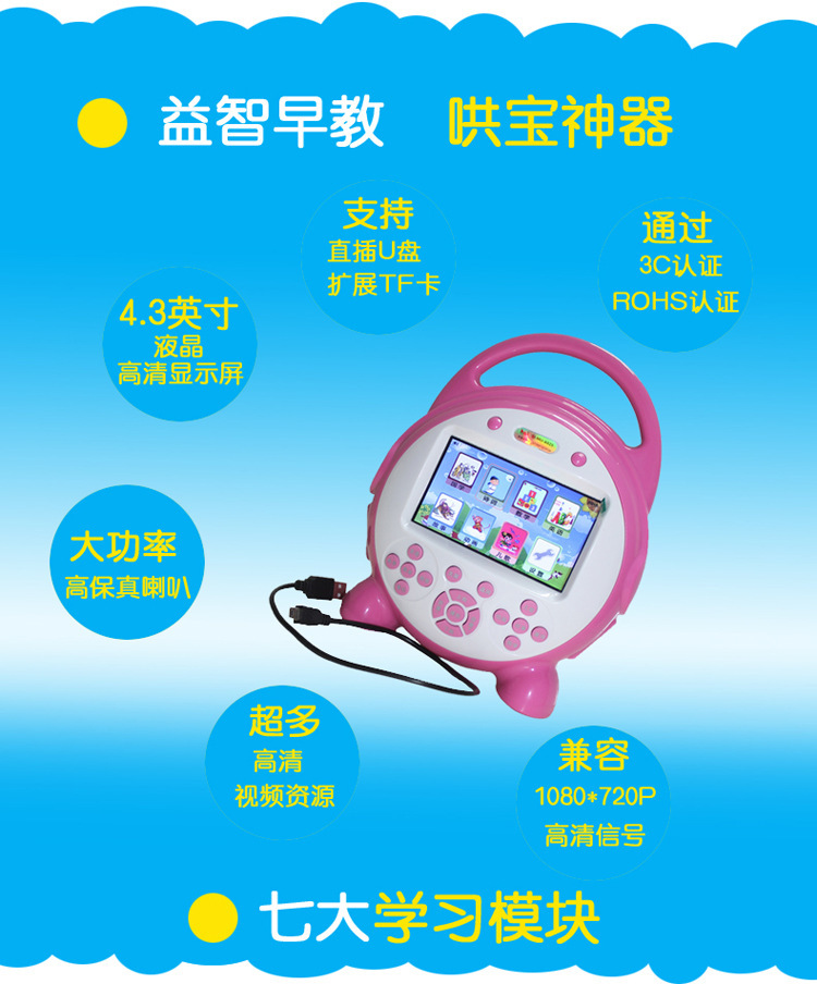 Children's Video Story Machine Baby Early Learning Machine Smart Toys Children Story Machine Learning Story Machine