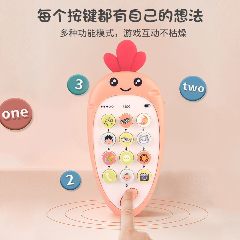 Story Machine Education Mobile Phone Baby Biteable Music Phone Story Machine Learning Machine Educational Toys