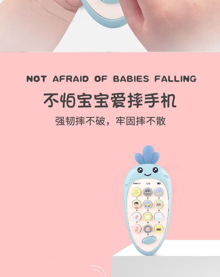 Story Machine Education Mobile Phone Baby Biteable Music Phone Story Machine Learning Machine Educational Toys