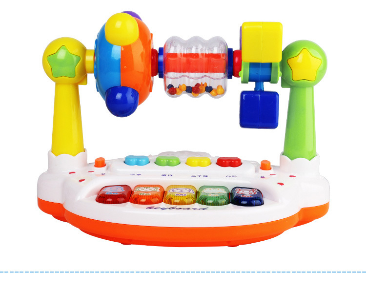 Amusement Park baby toy children music Electronic Organ baby Turntable Bell baby Early education story machine