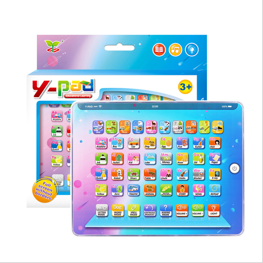 Children&#039;s Intelligence Early Education Learning machine Touch voice point reading machine English Teaching story Machine Enlighten ABC toy