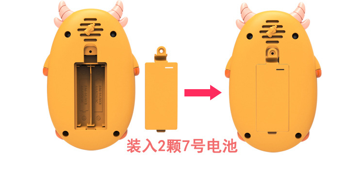 Free Shipping Baby Simulation Mobile Phone Music Toy Calf Early Education Puzzle Story Machine Telephone Bilingual Cartoon Animal