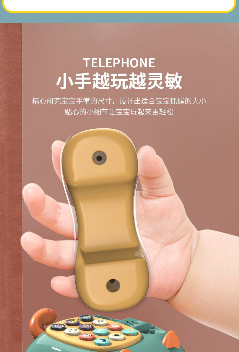 Children's New Educational Multi-Functional Early Education Chinese and English Bilingual Telephone Cat Modeling Toy Baby Story Machine Children's New Educational Multi-Functional Early Education Chinese and English Bilingual Telephone Cat Modeling Toy Baby Story Machine
