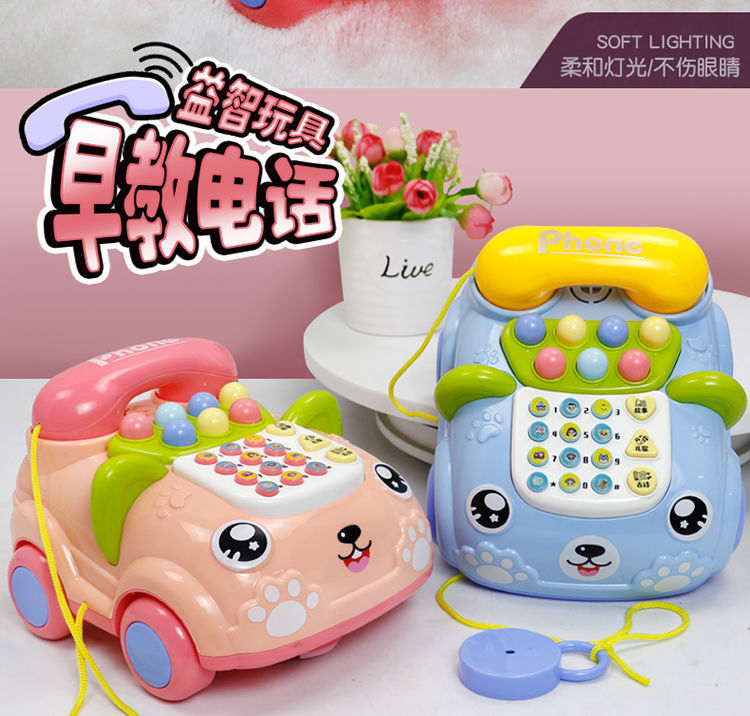 Children's Simulation Mobile Phone Phone Baby Educational Music Early Education Story Machine Toy Baby Boy and Baby Girl Baby 0-1-3 Years Old Children's Simulation Mobile Phone Phone Baby Educational Music Early Education Story Machine Toy Baby Boy and Baby Girl Baby 0-1-3 Years Old