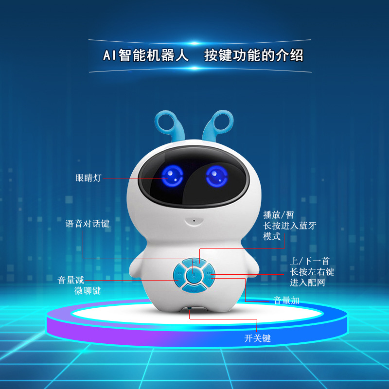 Canon EF 70-200mm F4 L USM Smart Early Education Robot Children&#039;s Voice Conversation Learning Story Machine Translation High-Tech Gift Toy