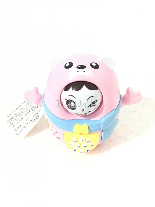 Story machine with changing face and tumbler story machine with soft light music children's song story boy and girl toys