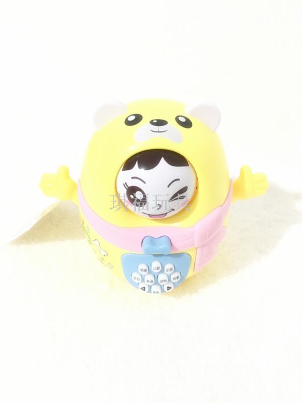 Story machine with changing face and tumbler story machine with soft light music children's song story boy and girl toys
