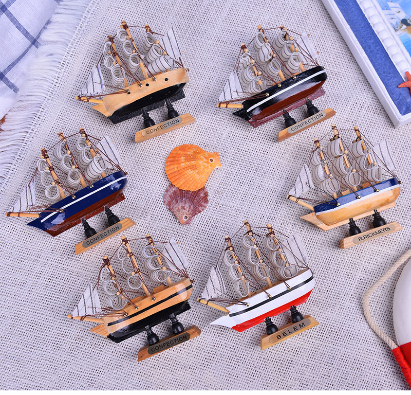 Simulation Boat Hand Painting Small Sailboat Desk Ornaments Boat Log Crafts 12*2.8*11 Decoration Wholesale Simulation Boat Hand Painting Small Sailboat Desk Ornaments Boat Log Crafts 12*2.8*11 Decoration Wholesale