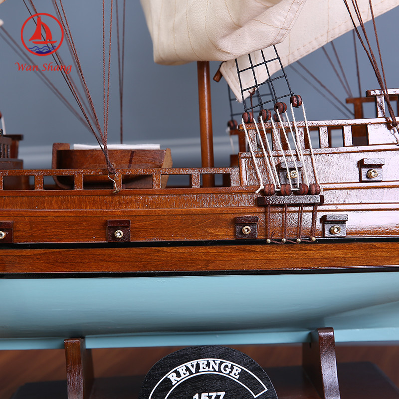 Revenge Office Living Room Log Simulation Sailboat Crafts Decorations Decoration Sailboat Handmade Ornaments Wholesale
