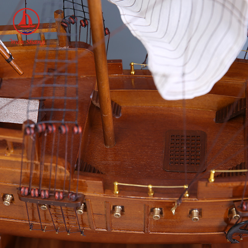 American Constitution Frigate Simulation Sailboat Decoration Office Living Room Decoration Sailboat Crafts Wholesale