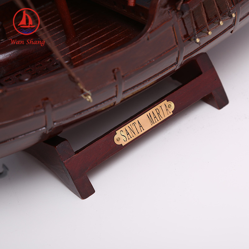 Purplish Red Sailboat Simulation Handmade Crafts Decoration Office Decoration American Sailboat Birthday Gift Wholesale