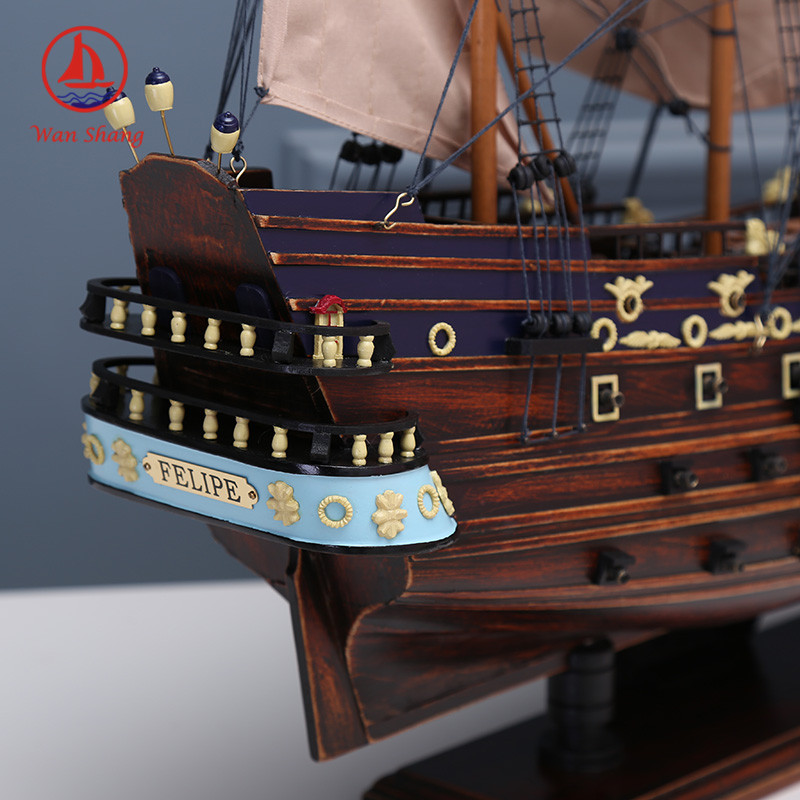 Office Decoration Sailboat American Sailboat Birthday Gift Handmade Crafts Simulation Sailboat Decoration Wholesale