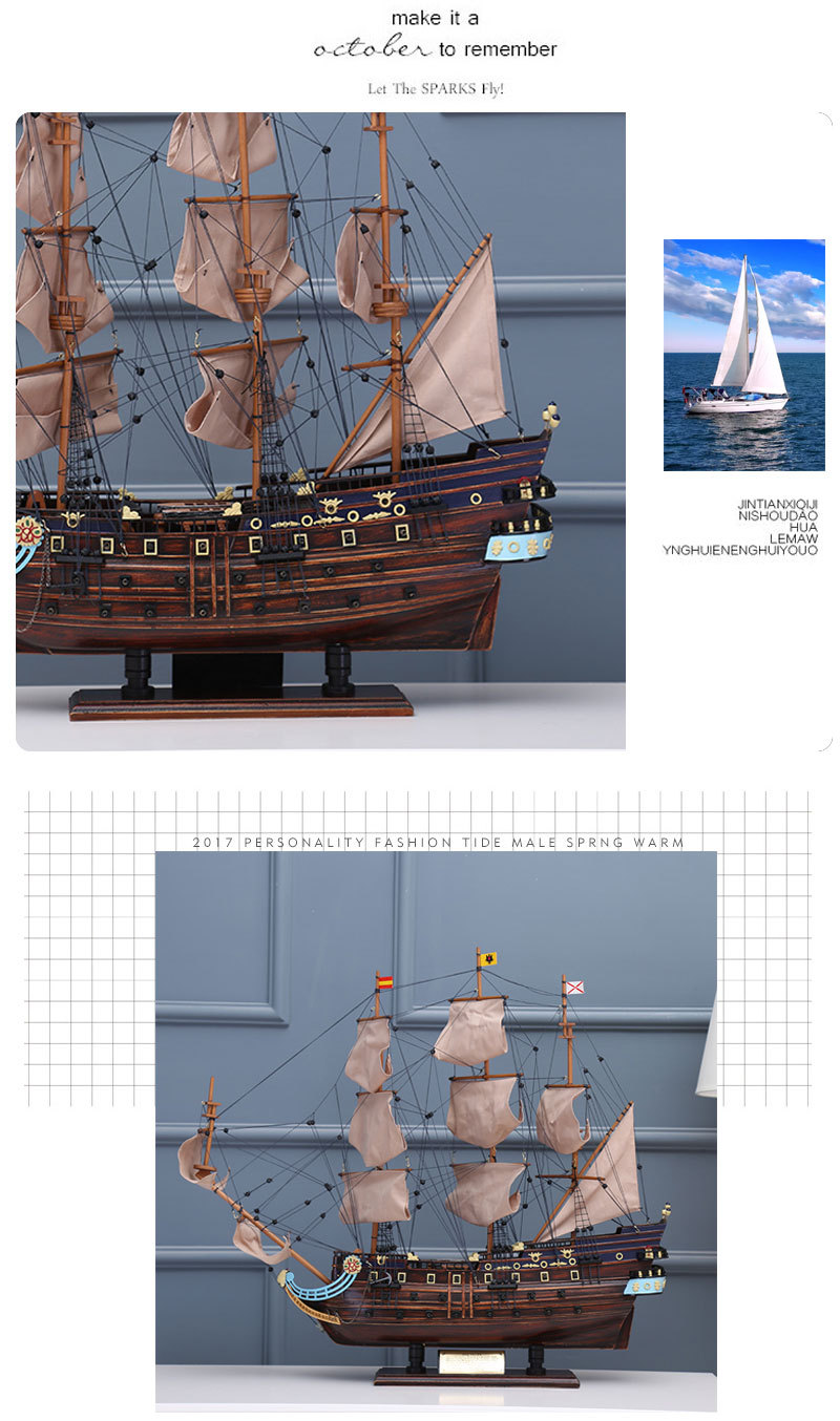Office Decoration Sailboat American Sailboat Birthday Gift Handmade Crafts Simulation Sailboat Decoration Wholesale Office Decoration Sailboat American Sailboat Birthday Gift Handmade Crafts Simulation Sailboat Decoration Wholesale