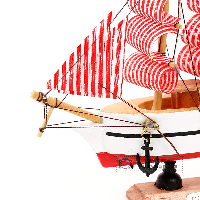 Home Creative Crafts Decorations Sailboat Decoration TV Wine Cabinet Bedroom Living Room Bookshelf Smooth Sailing Small Ornament
