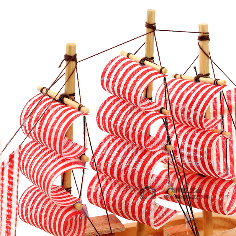 Home Creative Crafts Decorations Sailboat Decoration TV Wine Cabinet Bedroom Living Room Bookshelf Smooth Sailing Small Ornament