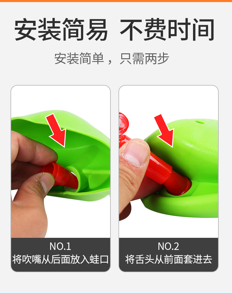 Tongue out Playing Cards Toy Greedy Chameleon Lizard Frog Blowouts Desktop One Piece Dropshipping Dragon Whistle