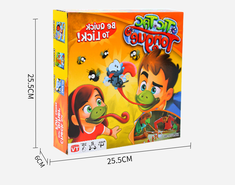 Tongue out Playing Cards Toy Greedy Chameleon Lizard Frog Blowouts Desktop One Piece Dropshipping Dragon Whistle