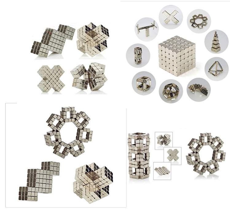Square Puzzle Magic Cube Magnetic Force Magnetic Ball Barkey Bucker Ball 5mm216 PCs Magnetic Block Wholesale Buckyball