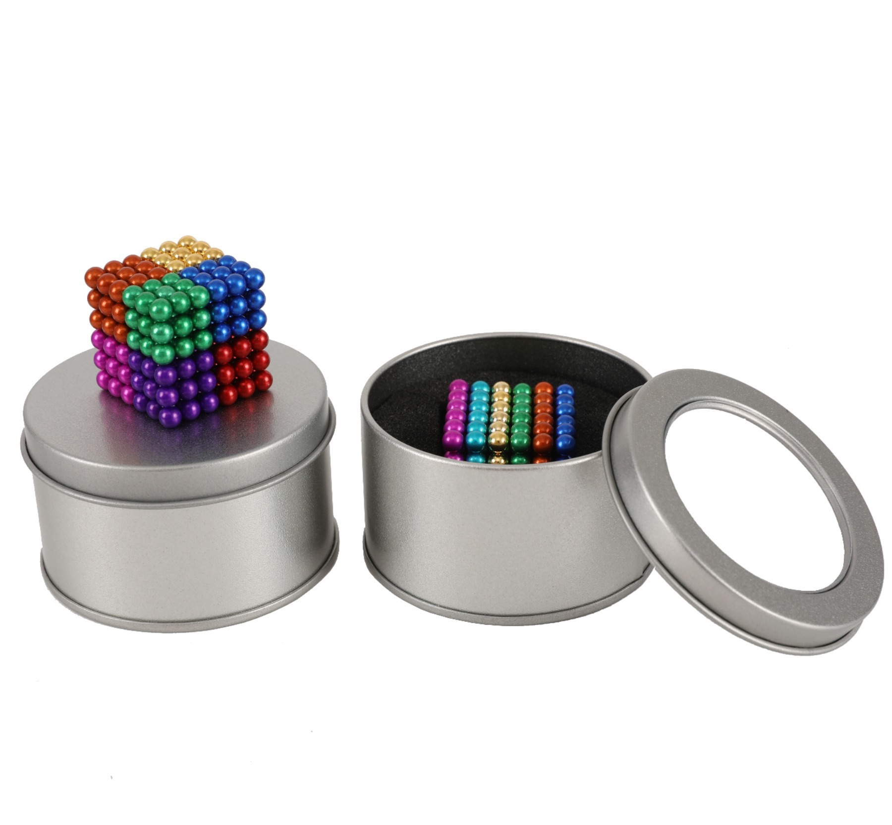 Square Puzzle Magic Cube Magnetic Force Magnetic Ball Barkey Bucker Ball 5mm216 PCs Magnetic Block Wholesale Buckyball
