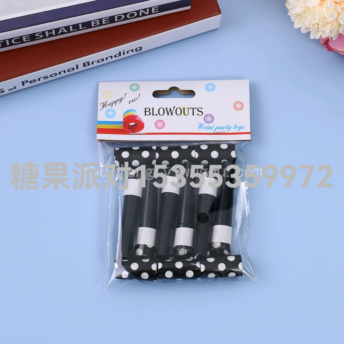 Gilding Blowing Dragon Whistle Birthday Party Wedding Funny Baby Toys Creative Gift Tongue Toys 6 Pack