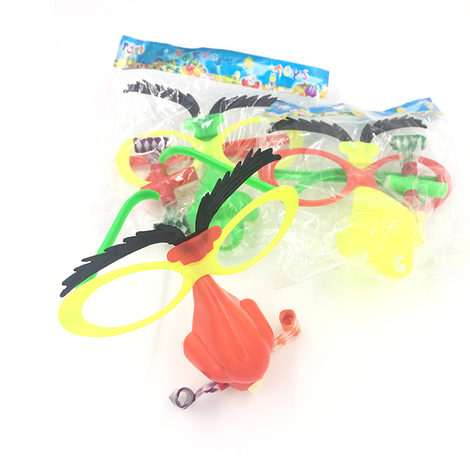 Big Blowouts Blowing Nose Glasses Blowouts Toy Funny Blowing Dragon Whistle