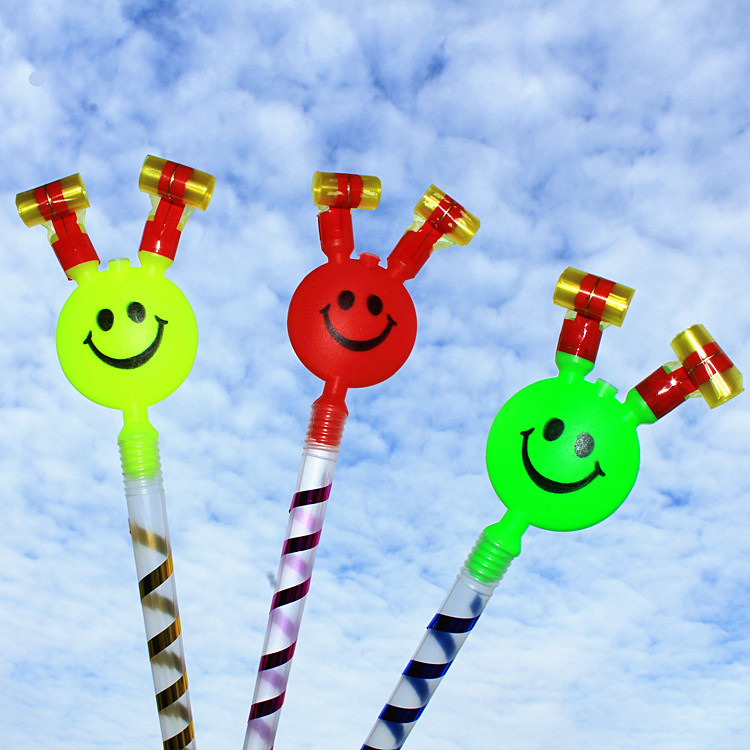 Large Smiling Face Blowing Dragon Whistle Blowing Children's Toy Clown Party Dragon Whistle Large Smiling Face Blowing Dragon Whistle Blowing Children's Toy Clown Party Dragon Whistle