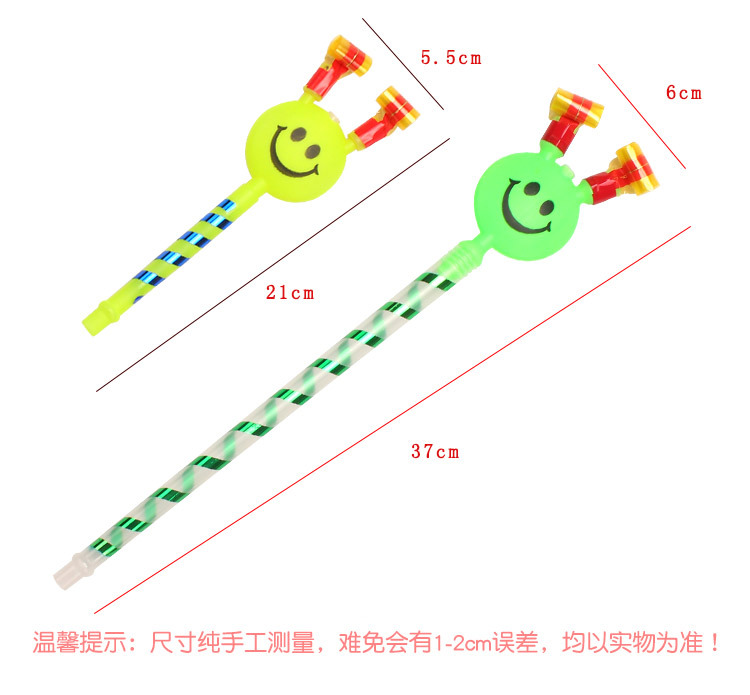 Large Smiling Face Blowing Dragon Whistle Blowing Children's Toy Clown Party Dragon Whistle Large Smiling Face Blowing Dragon Whistle Blowing Children's Toy Clown Party Dragon Whistle