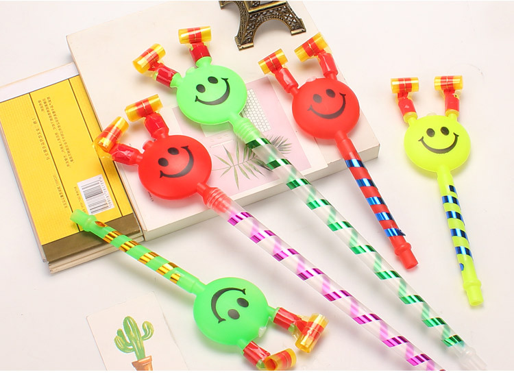 Large Smiling Face Blowing Dragon Whistle Blowing Children's Toy Clown Party Dragon Whistle Large Smiling Face Blowing Dragon Whistle Blowing Children's Toy Clown Party Dragon Whistle