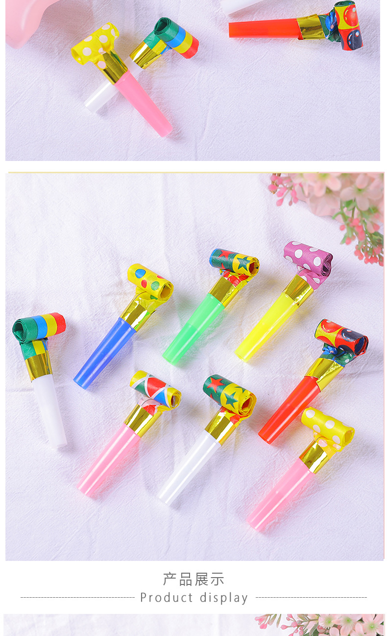 Sales Birthday Blowing Dragon Whistle Birthday Party Proposal Funny Fun Blowing Dragon Paper Roll Whistle Dragon Whistle