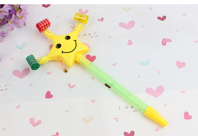 Five-Pointed Star Smiley Face Blowouts Children's Retractable Blowing Whistle Party Help Dragon Whistle