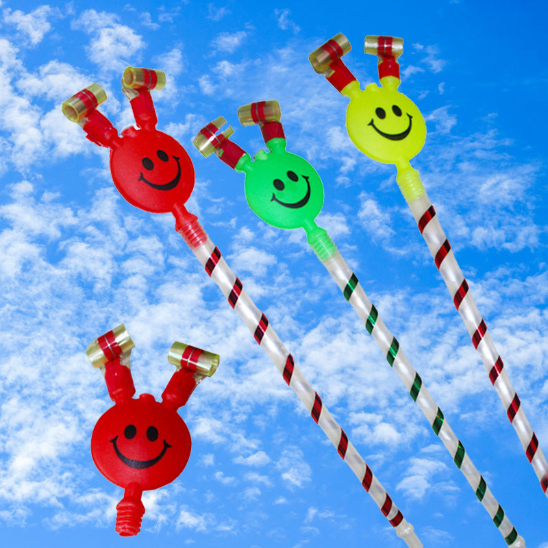 Dragon Whistle  Smiling Face Blowouts Toy Cartoon Birthday Party Blowouts Whistle WeChat Push Small Gifts Wholesale