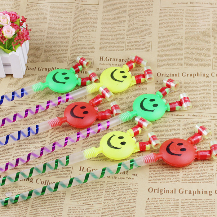 Dragon Whistle  Smiling Face Blowouts Toy Cartoon Birthday Party Blowouts Whistle WeChat Push Small Gifts Wholesale