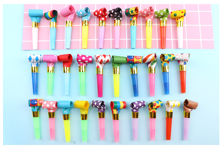 Factory Wholesale Blowing Dragon Whistle Cheerleading Birthday Gathering Party Long Nose Whistle Holiday Gift Cheering Props