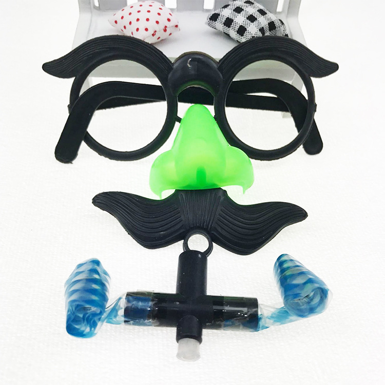 Large Smiling Face Blowing Dragon Whistle Blowing Children's Toy Clown Party Gathering Cheering Props Stall Wholesale