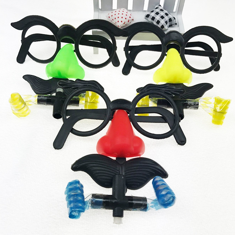Large Smiling Face Blowing Dragon Whistle Blowing Children's Toy Clown Party Gathering Cheering Props Stall Wholesale